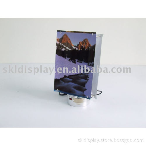 mini moving triple banner,table triple screen